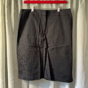 Worthington Black Skirt with floral Detail size 14